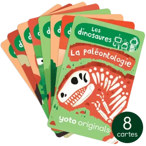 Yoto Cartes (8) Explorobots : Les dinosaures.