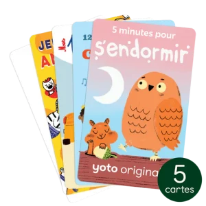 Yoto Cartes (5) Pack découverte 3 – 7 ans.