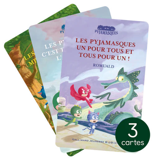 Yoto Cartes (3) Les Pyjamasques collection.
